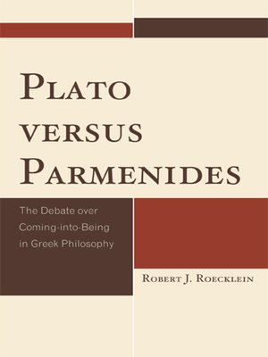 cover image of Plato versus Parmenides